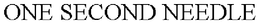 ONE SECOND NEEDLE trademark