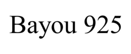BAYOU 925 trademark
