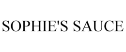 SOPHIE'S SAUCE trademark