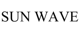 SUN WAVE trademark