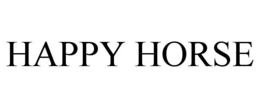 HAPPY HORSE trademark