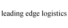 LEADING EDGE LOGISTICS trademark