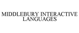 MIDDLEBURY INTERACTIVE LANGUAGES trademark