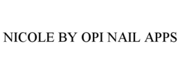 NICOLE BY OPI NAIL APPS trademark