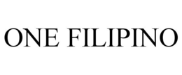 ONE FILIPINO trademark