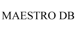 MAESTRO DB trademark