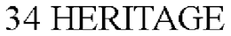 34 HERITAGE trademark