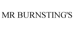 MR BURNSTING'S trademark