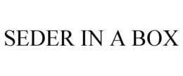 SEDER IN A BOX trademark