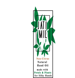 JATI MIL NON-CITRUS NATURAL HAND OIL MADE WITH PETALS & PLANTS FOR SILKY HANDS trademark