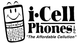 I·CELL PHONES INC. "THE AFFORDABLE CELLUTION" trademark