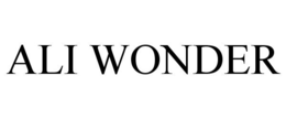 ALI WONDER trademark
