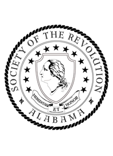 SOCIETY OF THE REVOLUTION ALABAMA HEREDITAS ET HONOR trademark