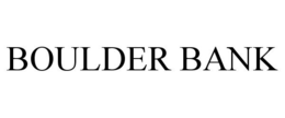 BOULDER BANK trademark