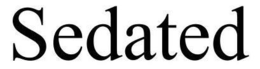 SEDATED trademark
