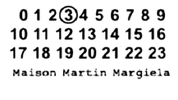 MAISON MARTIN MARGIELA AND THE NUMBERS 0-23 trademark