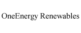 ONEENERGY RENEWABLES trademark