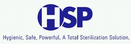 HSP HYGIENIC, SAFE, POWERFUL. A TOTAL STERILIZATION SOLUTION. trademark