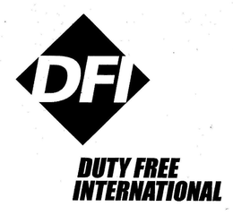 DFI DUTY FREE INTERNATIONAL trademark