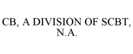 CB, A DIVISION OF SCBT, N.A. trademark