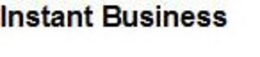 INSTANT BUSINESS trademark