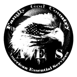 FAMILY GOD COUNTRY AES AMERICAN ESSENTIAL SERVICES trademark