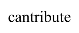 CANTRIBUTE trademark