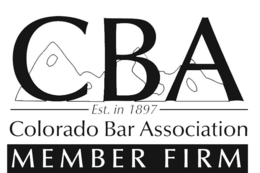 CBA EST. IN 1897 COLORADO BAR ASSOCIATION MEMBER FIRM trademark