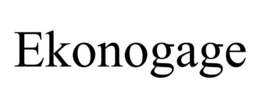 EKONOGAGE trademark