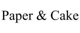 PAPER & CAKE trademark