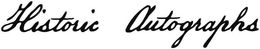 HISTORIC AUTOGRAPHS trademark