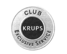 CLUB KRUPS EXCLUSIVE SERVICE trademark