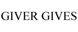GIVER GIVES trademark