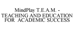 MINDPLAY T.E.A.M. - TEACHING AND EDUCATION FOR ACADEMIC SUCCESS trademark