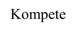 KOMPETE trademark