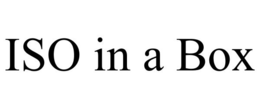 ISO IN A BOX trademark