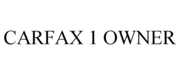 CARFAX 1 OWNER trademark