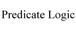 PREDICATE LOGIC trademark