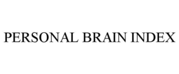 PERSONAL BRAIN INDEX trademark