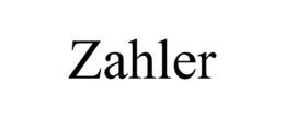 ZAHLER trademark
