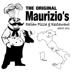 THE ORIGINAL MAURIZIO'S ITALIAN PIZZA & RESTAURANT SINCE 1972 LAKE GARDA VERONA ROMA FONDI CAGLIARI PALERMO trademark