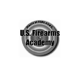 U.S. FIREARMS ACADEMY HOME OF RENO GUNS trademark
