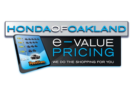 HONDAOFOAKLAND E-VALUE PRICING WE DO THE SHOPPING FOR YOU trademark