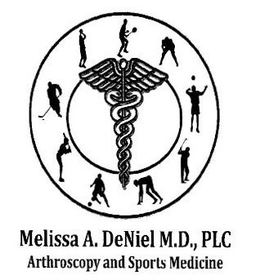 MELISSA A. DENIEL M.D., PLC ARTHROSCOPY AND SPORTS MEDICINE trademark