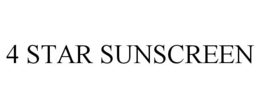 4 STAR SUNSCREEN trademark