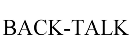 BACK-TALK trademark