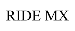 RIDE MX trademark