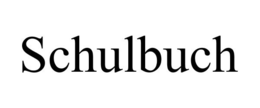 SCHULBUCH trademark