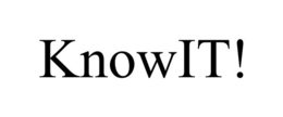 KNOWIT! trademark