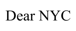 DEAR NYC trademark